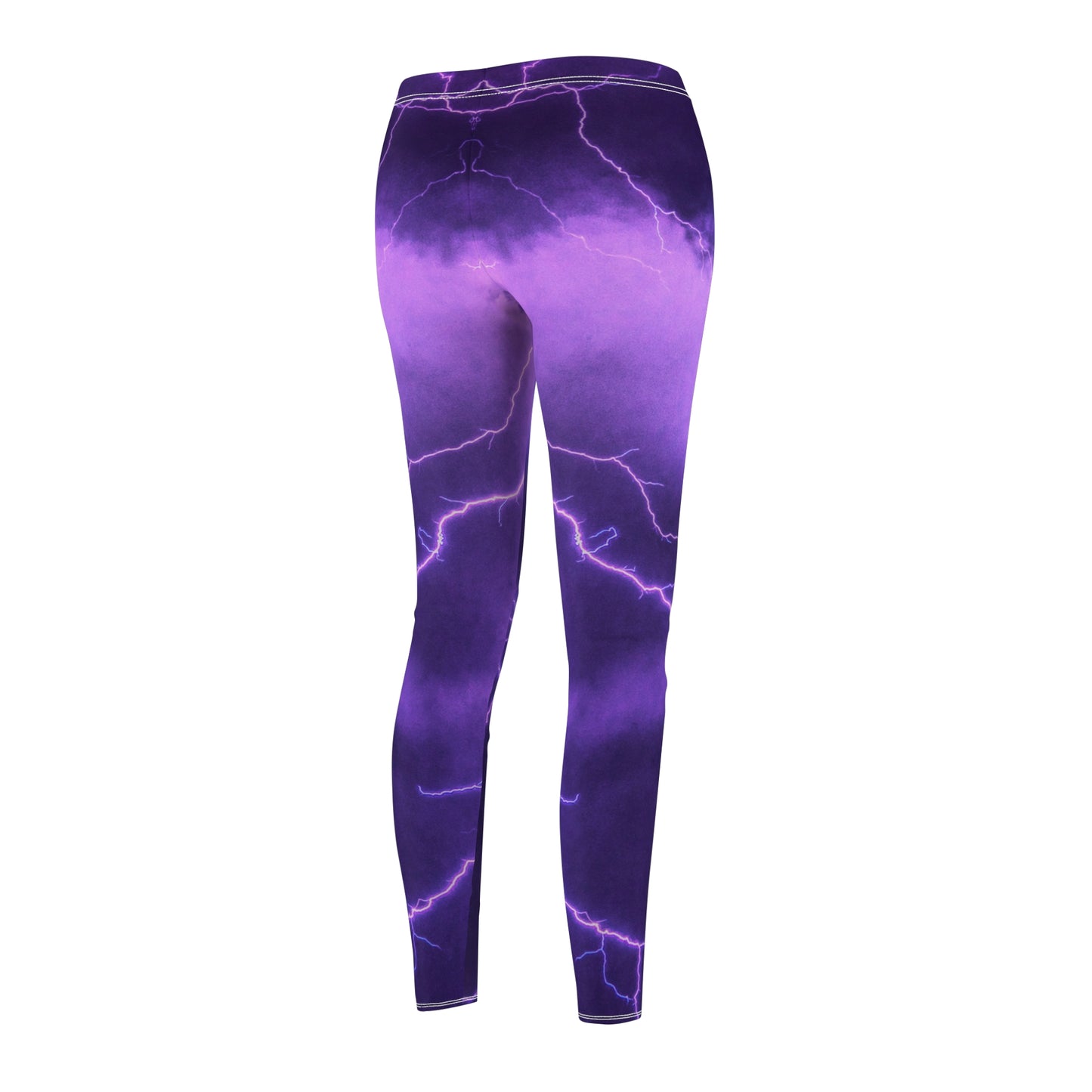 Electric Thunder - Leggings casuales de corte y costura de mujer Inovax