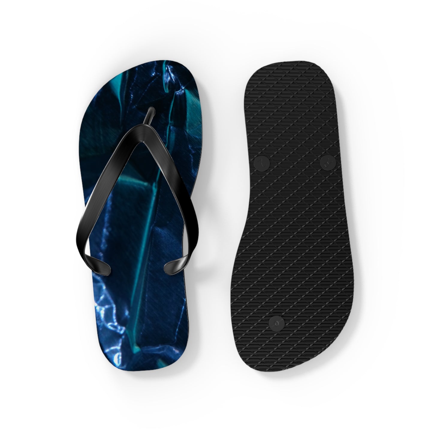 Blue Metalic - Inovax Flip Flops