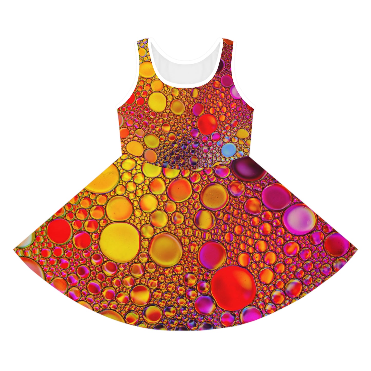 Couleurs scintillantes - Robe d'été sans manches pour fille Inovax