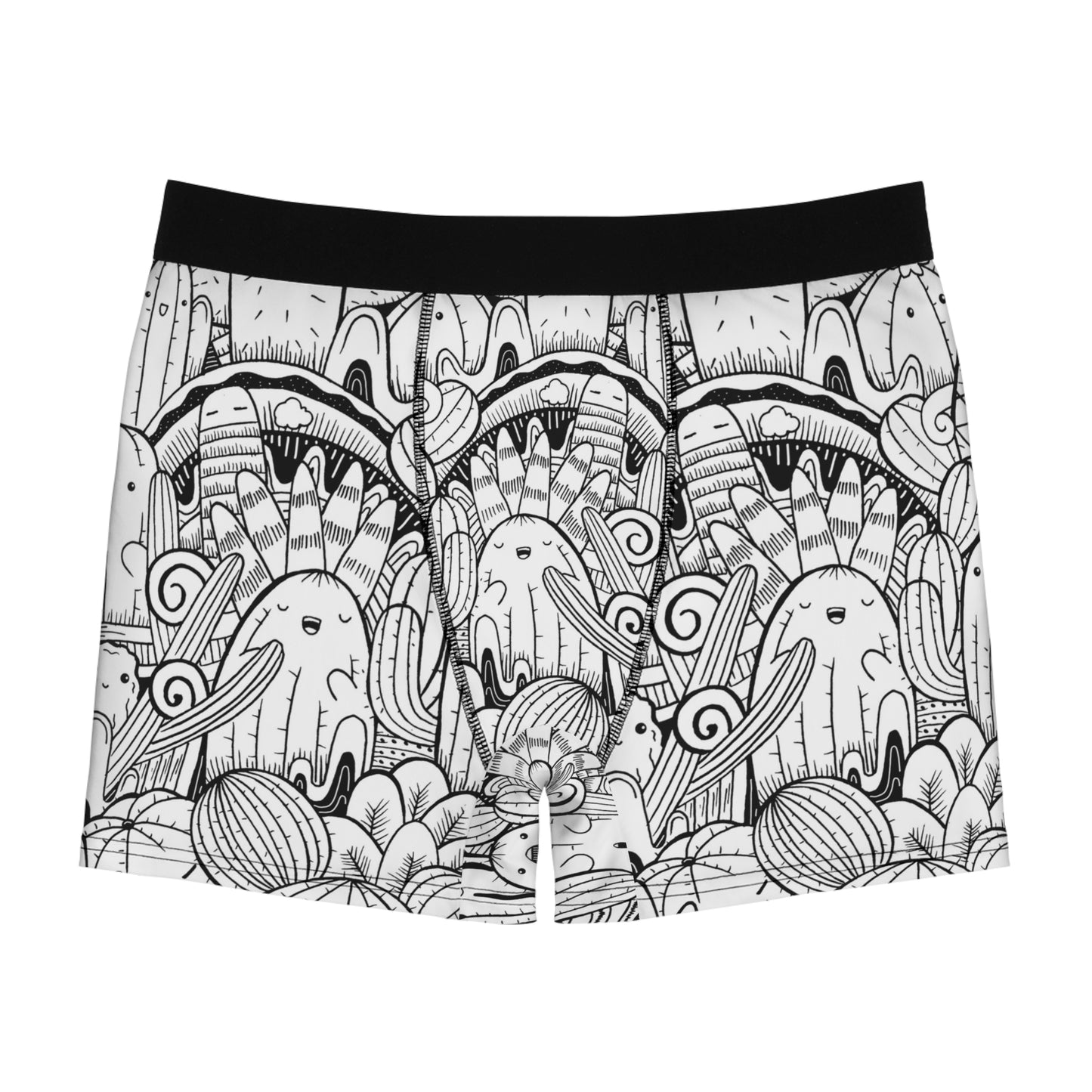 Doodle Cactus - Inovax Men's Boxer Briefs