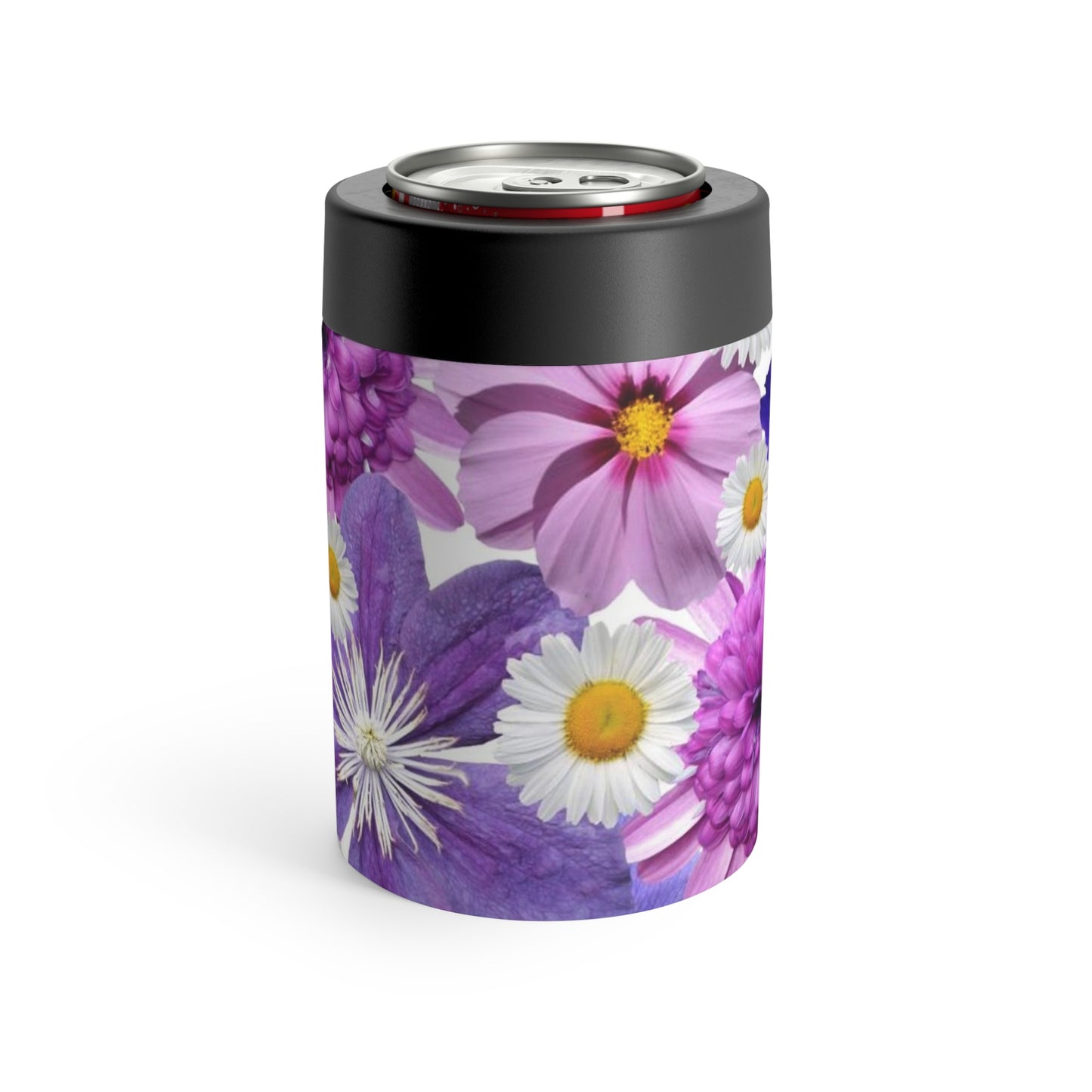 Purple Flowers - Inovax Can Holder