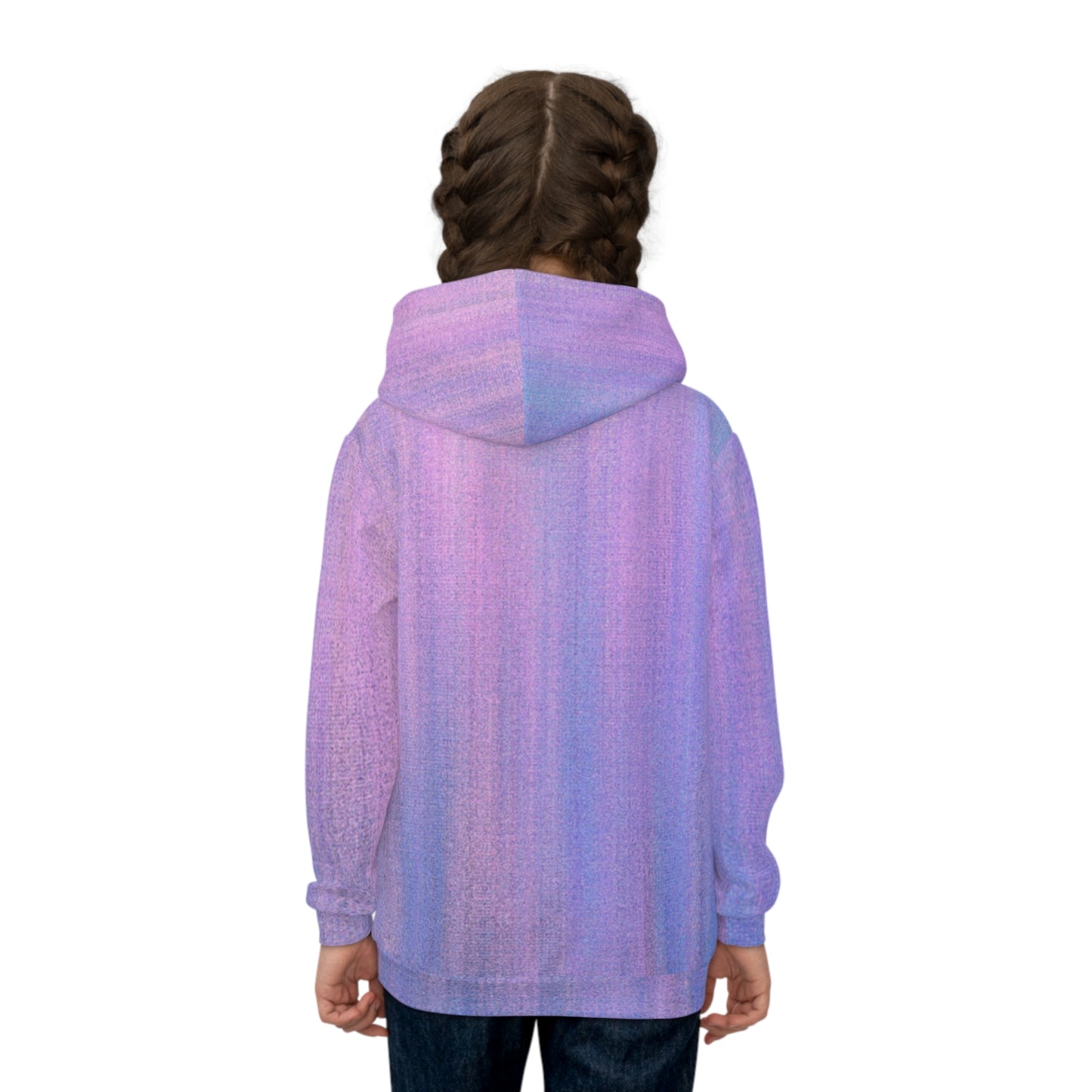 Azul y Morado Metálico - Sudadera con capucha Inovax Niño