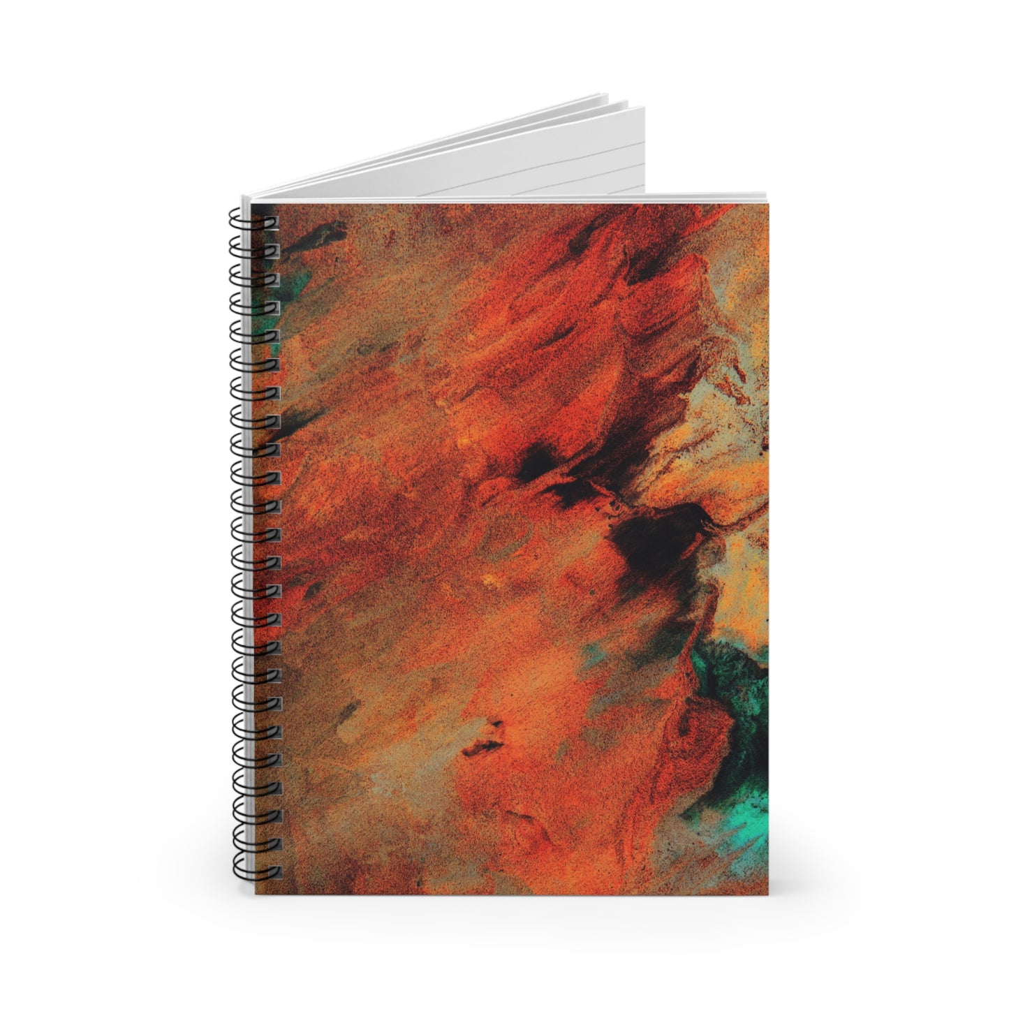 Orange flush - Inovax Spiral Notebook (Ruled Line)