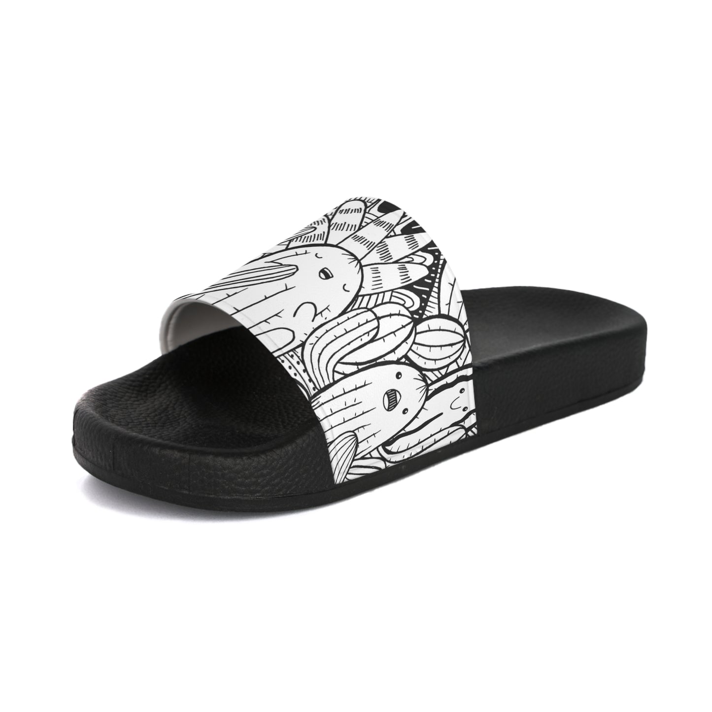 Doodle Cactus - Inovax Women's Slide Sandal