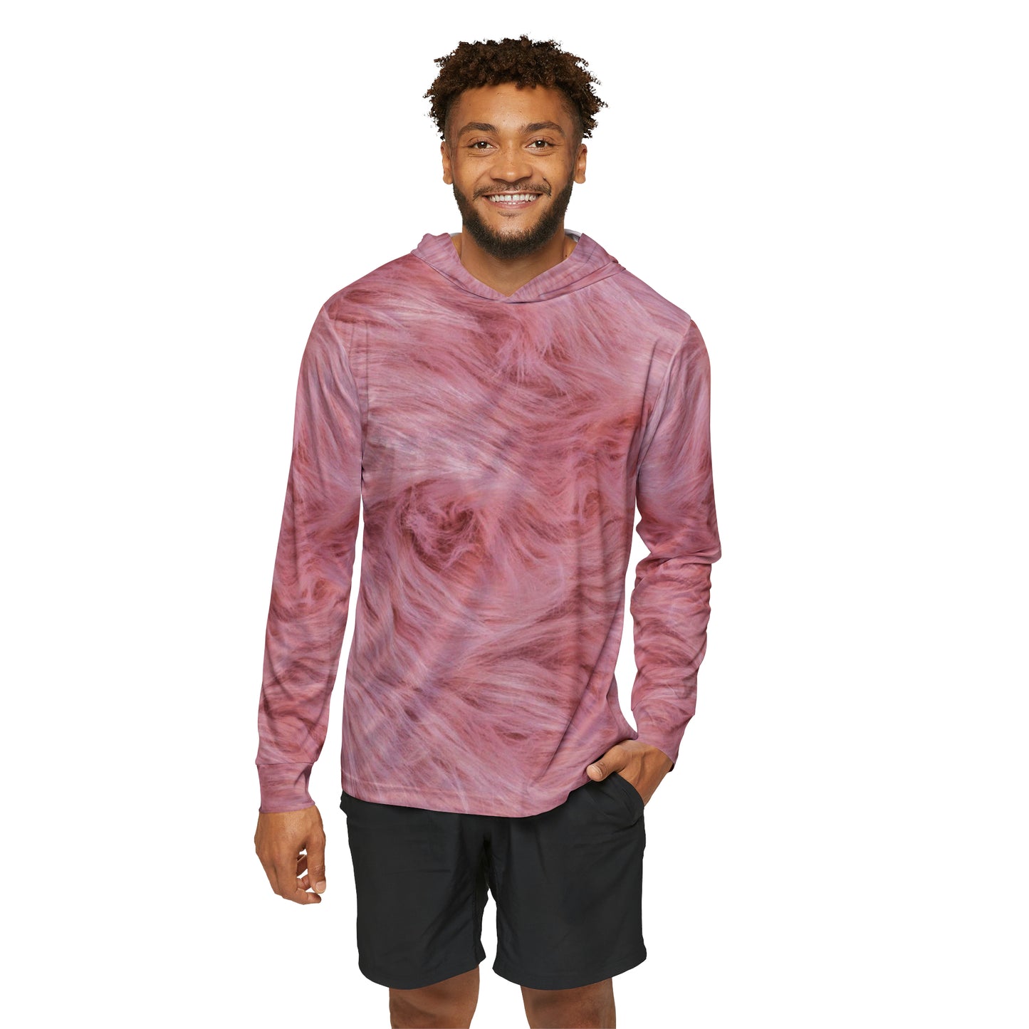 Pink Teddy - Sudadera con capucha deportiva de calentamiento para hombre