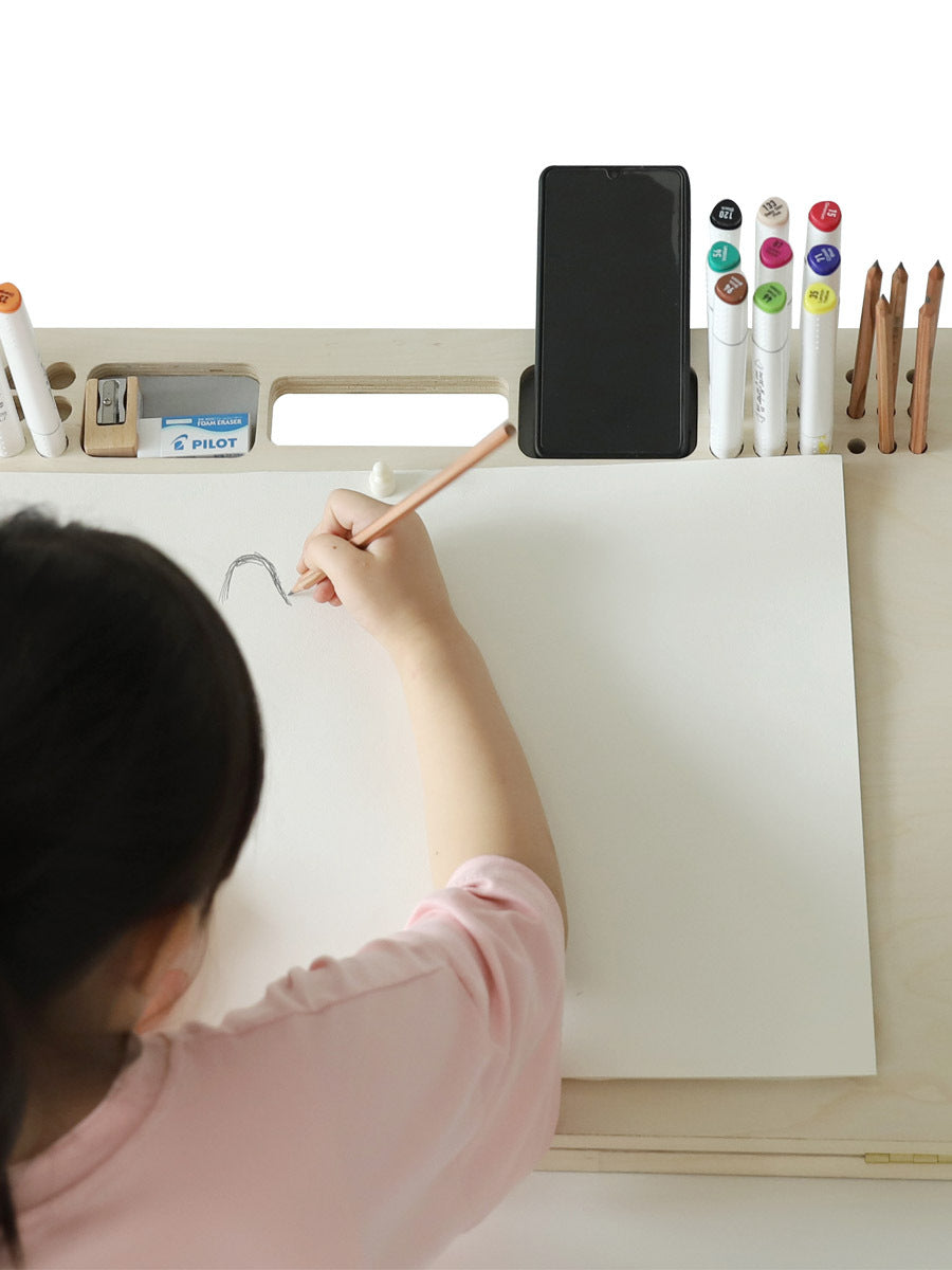 Tablero de dibujo de madera especial para estudiantes de arte, caballete portátil para bocetos