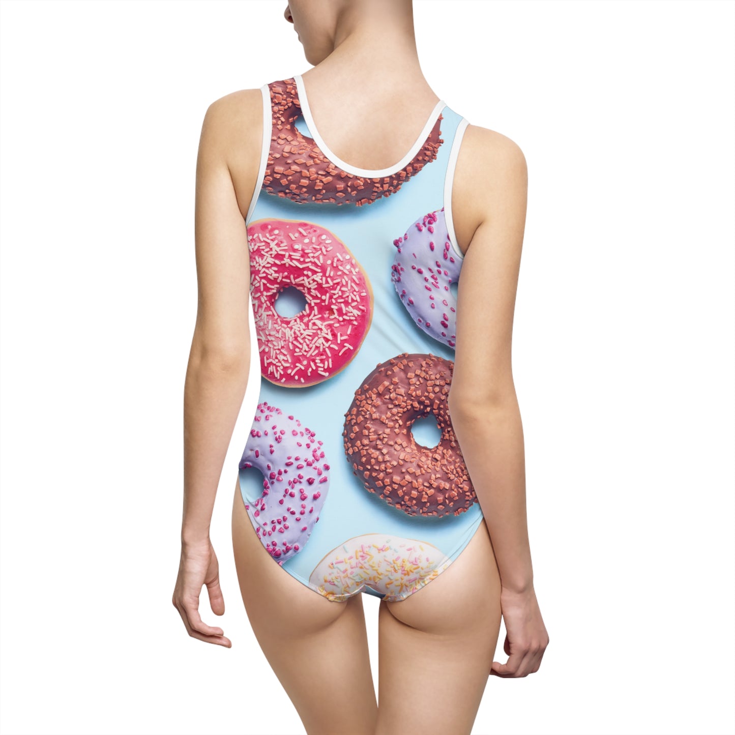 Donuts - Inovax Women's Classic One-piece swimsuit