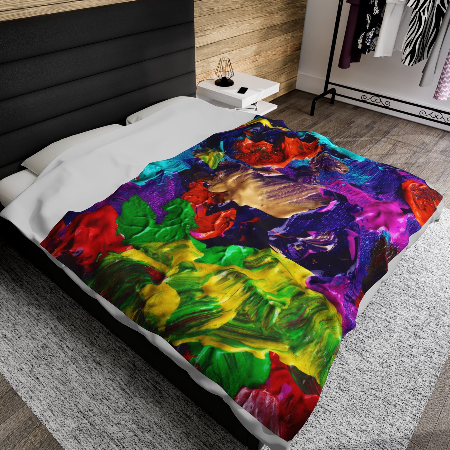 Color Paintings - Inovax Velveteen Plush Blanket