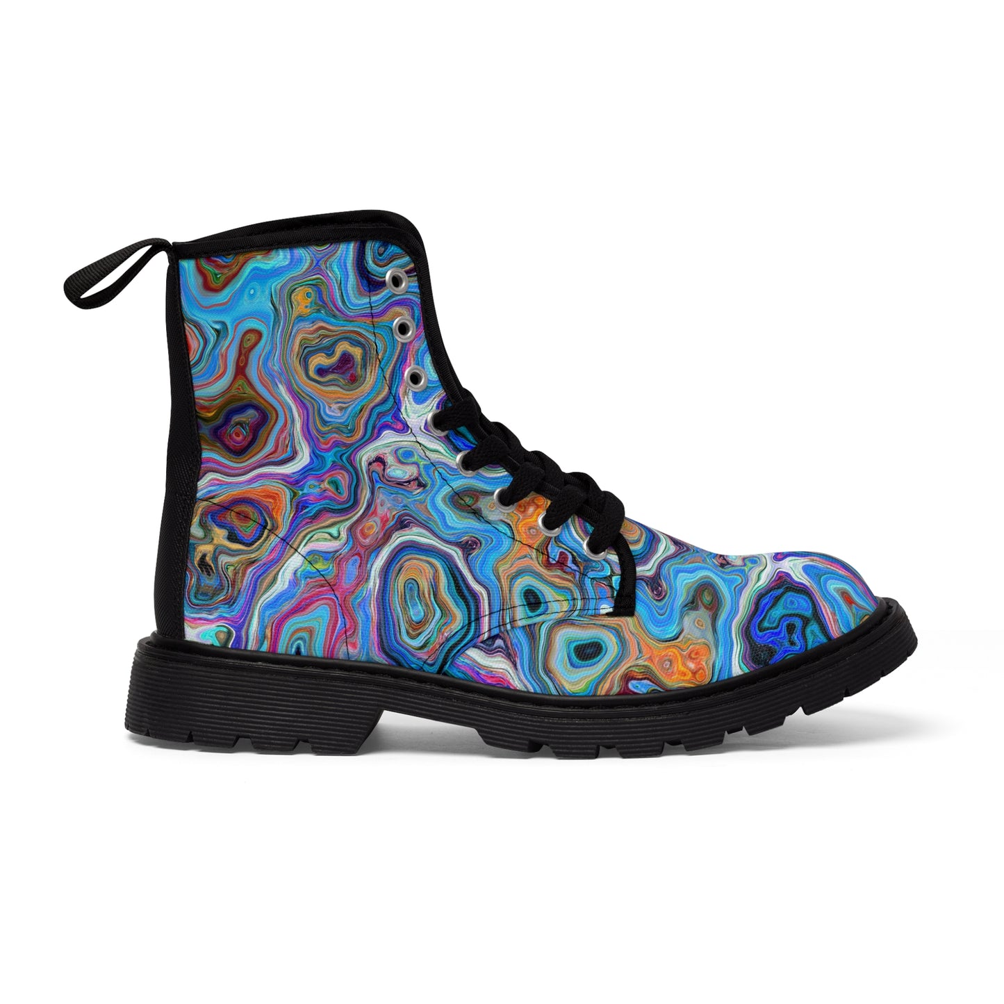 Trippy Liquid - Inovax Men's Canvas Boots