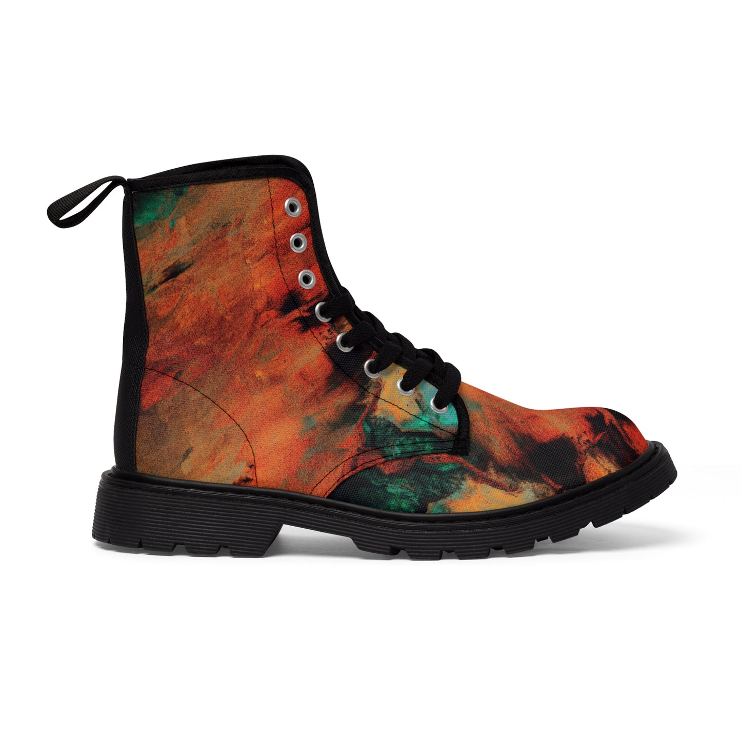 Orange flush - Inovax Woman's Canvas Boots