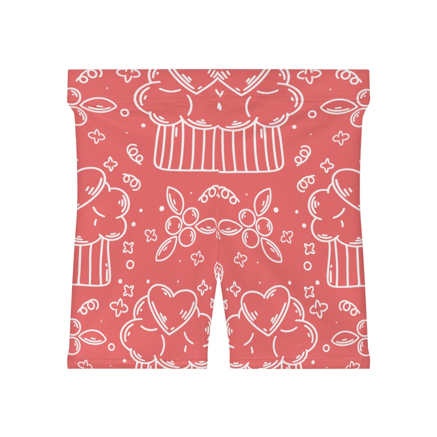 Doodle Pancake - Pantalones cortos de motociclista para mujer Inovax