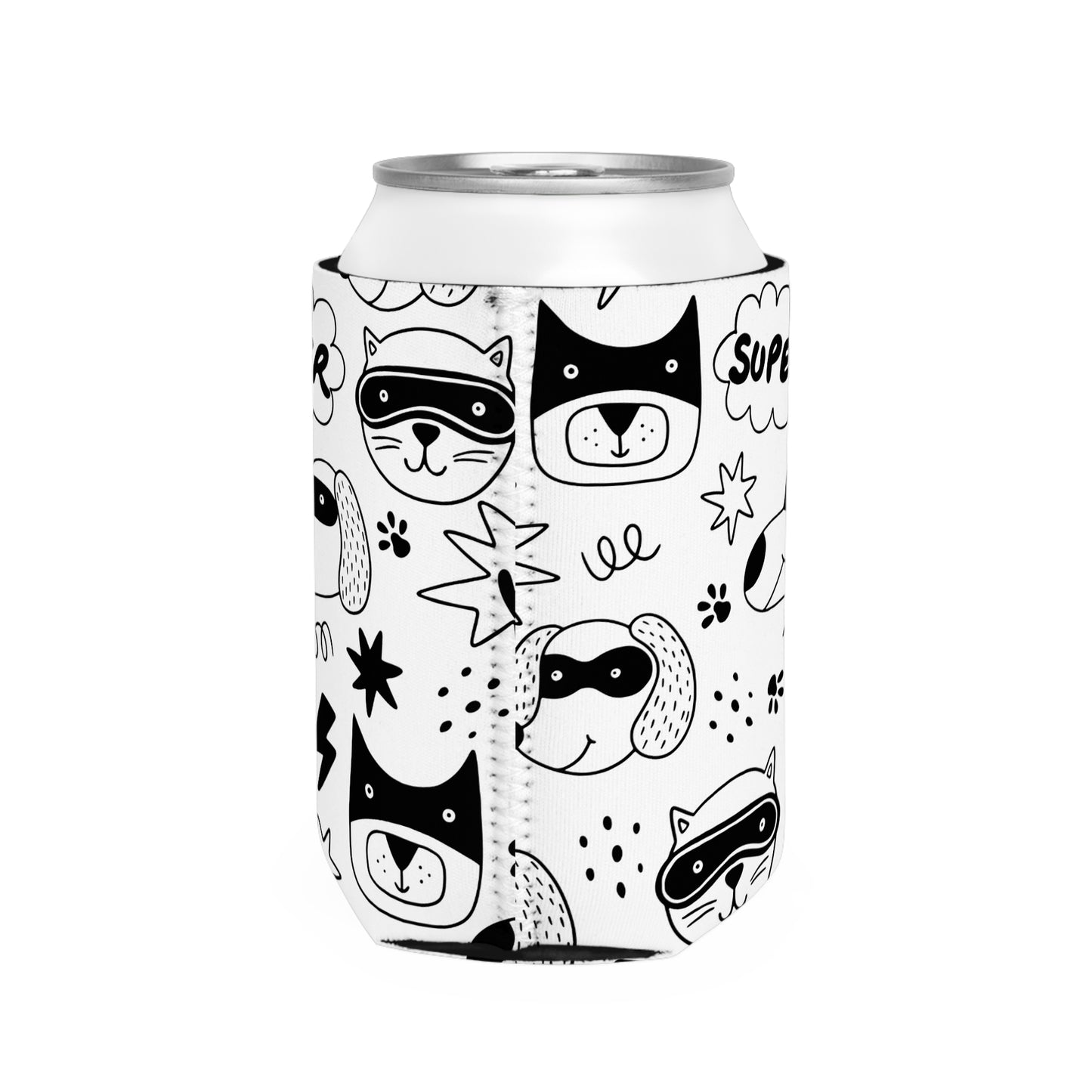 Doodle Dogs &amp; Cats - Funda enfriadora de latas Inovax