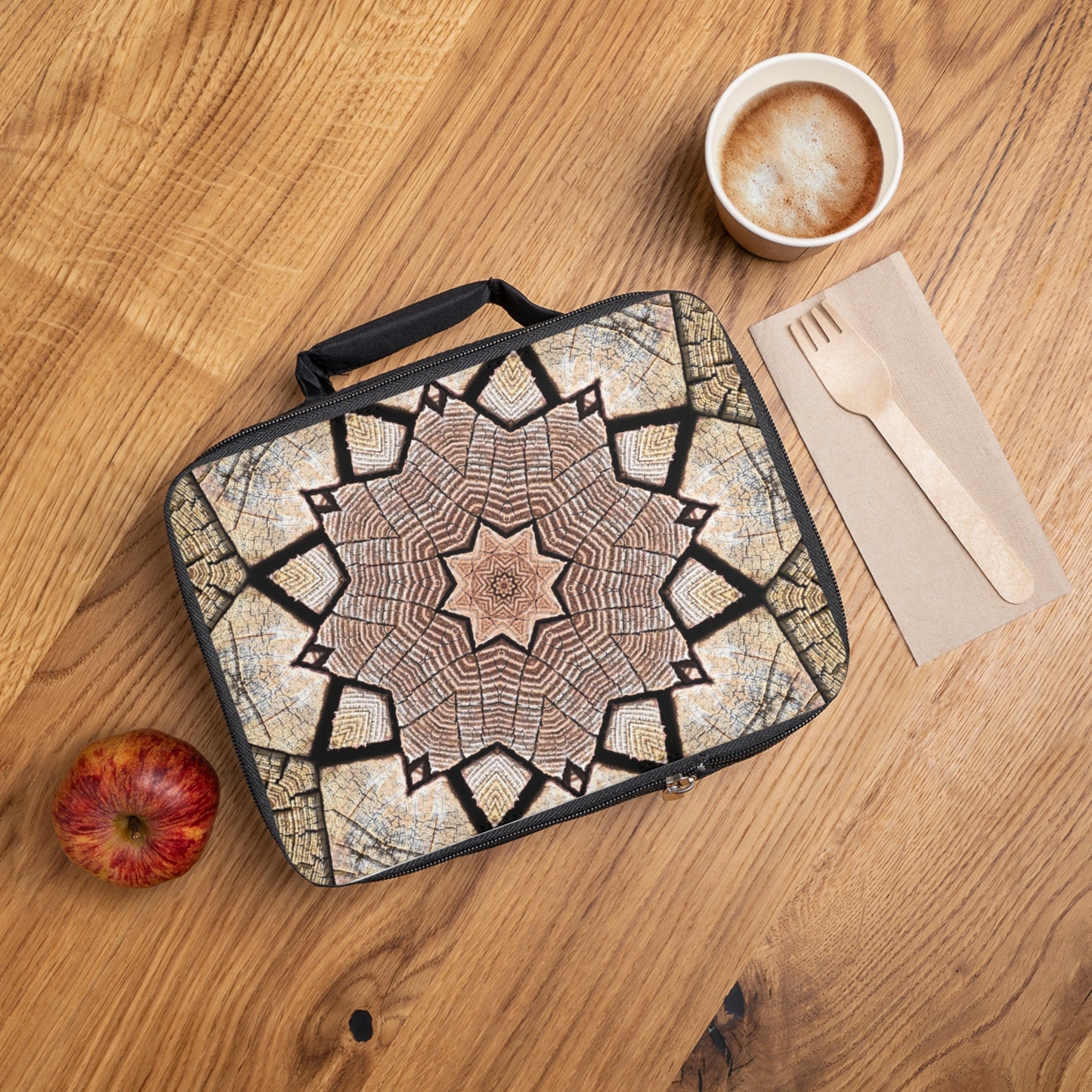 Mandala Marron - Sac à Lunch Inovax