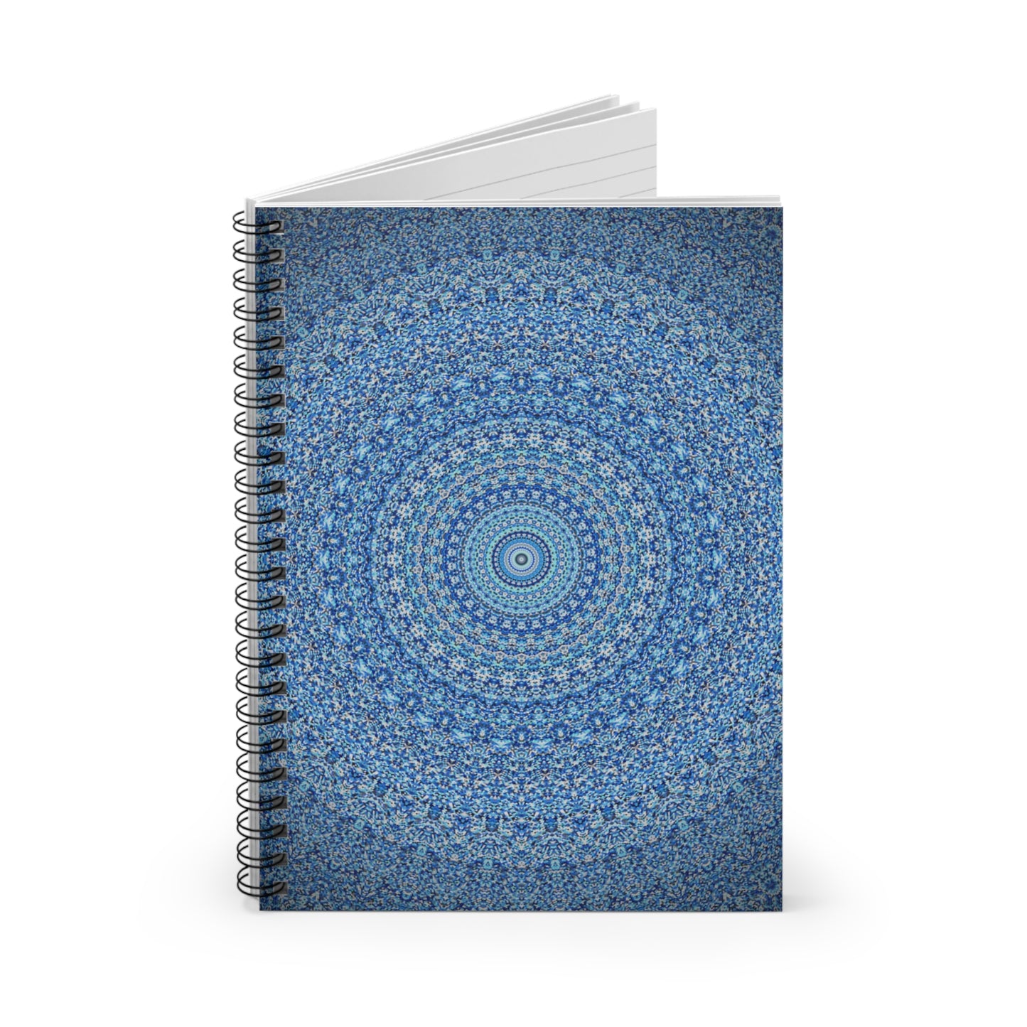 Mandala Azul - Cuaderno Espiral Inovax (Línea Rayada)