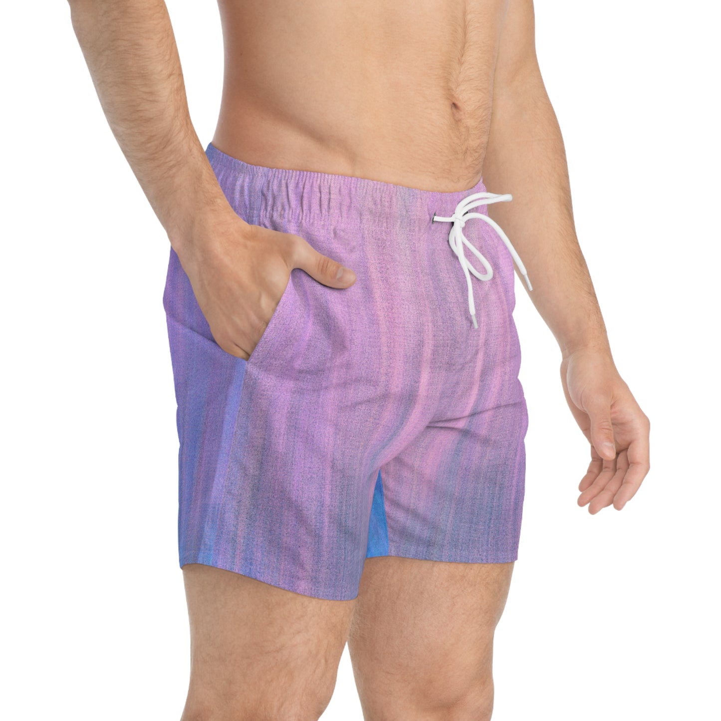 Blue & Purple Metalic - Inovax Swim Trunks