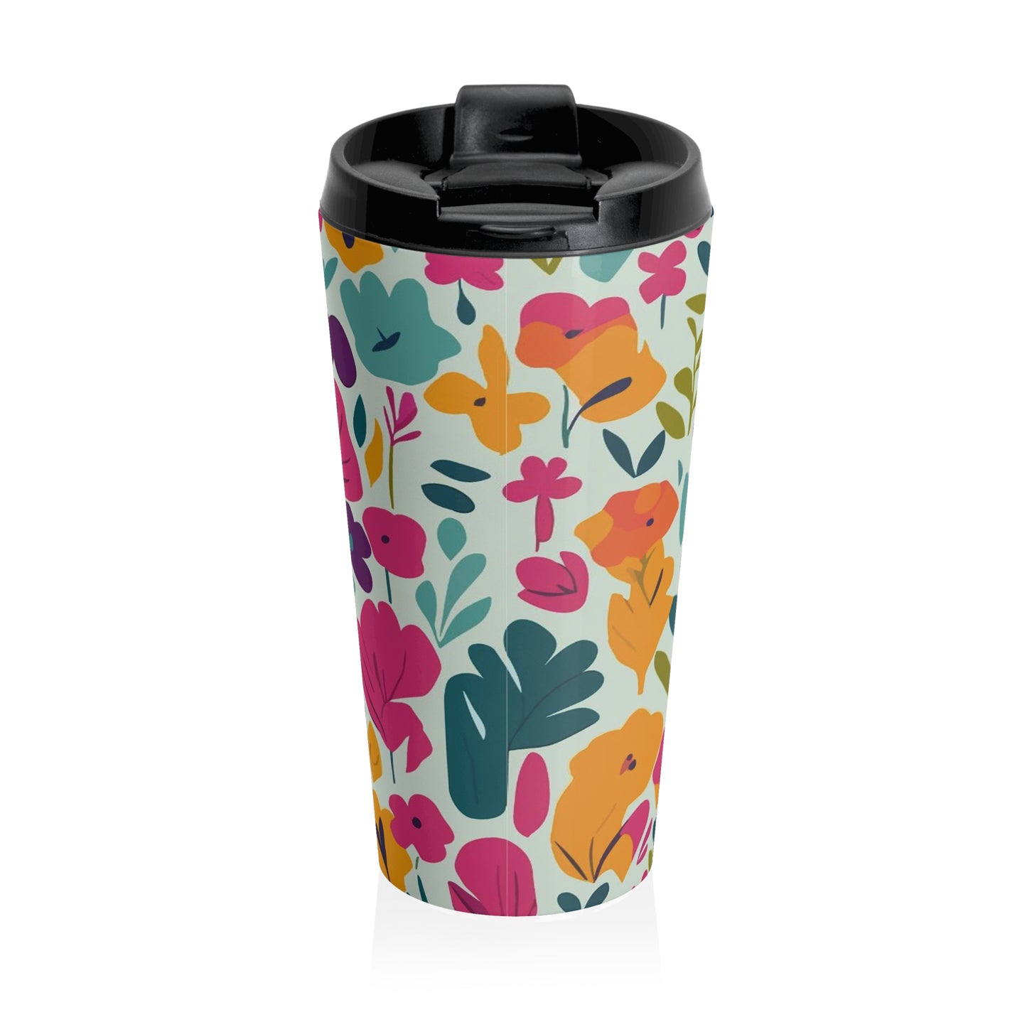 Light flowers - Inovax Stainless Steel Travel Mug