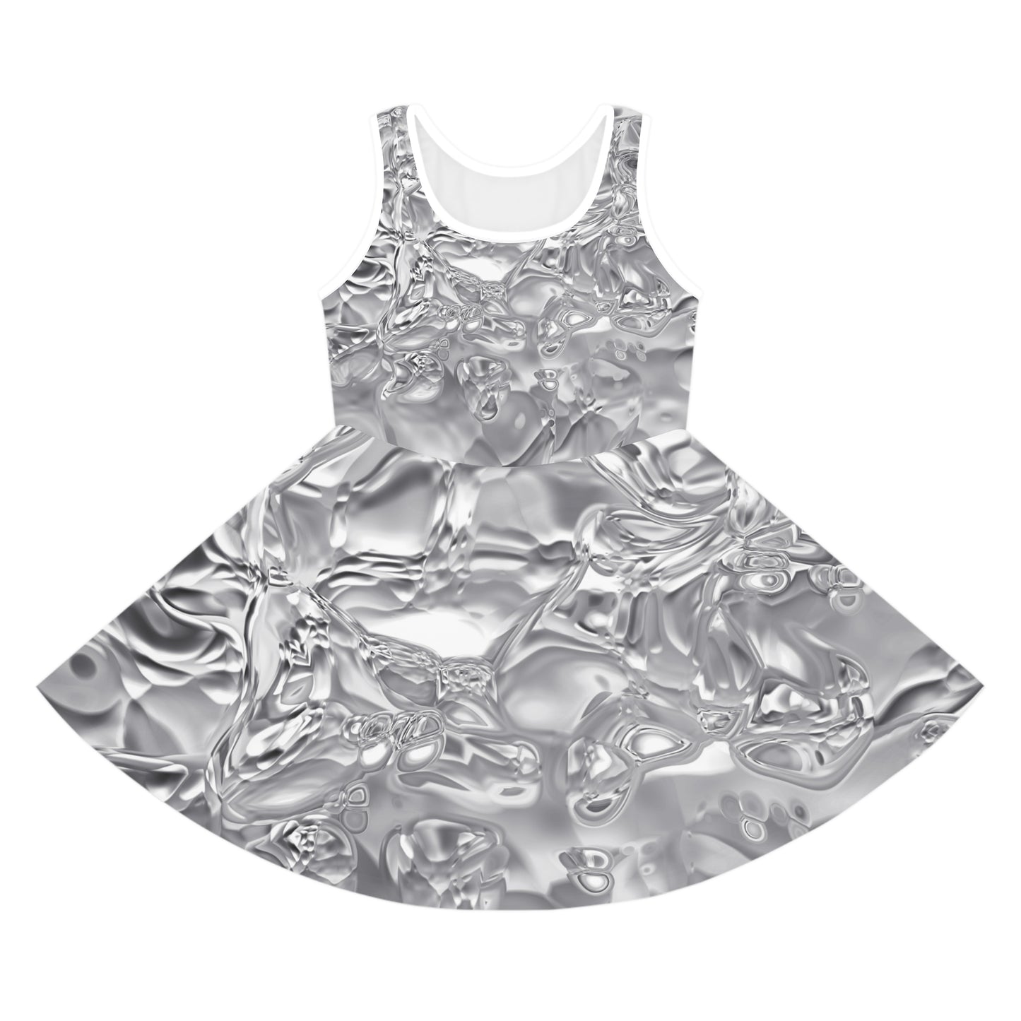 Metalic - Inovax Girl's Sleeveless Sundress