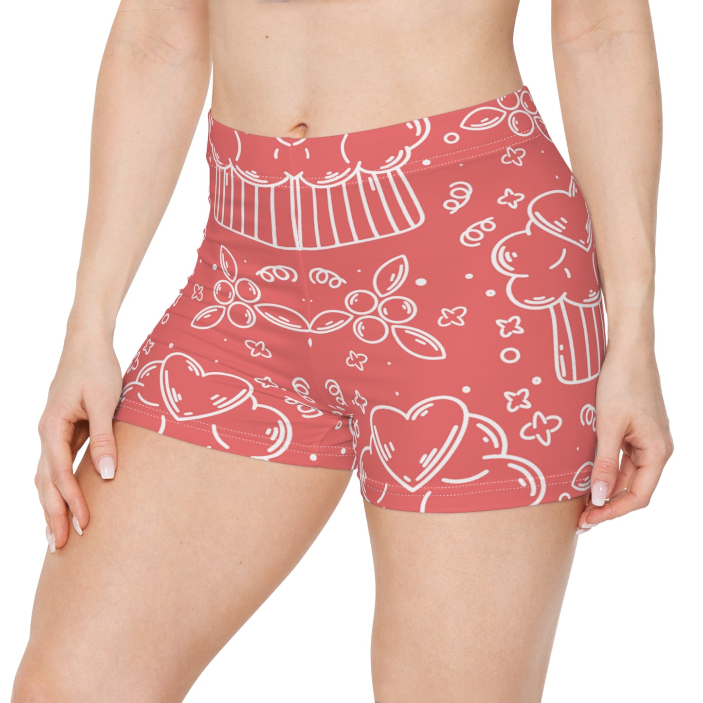 Doodle Pancake - Pantalones cortos para mujer Inovax