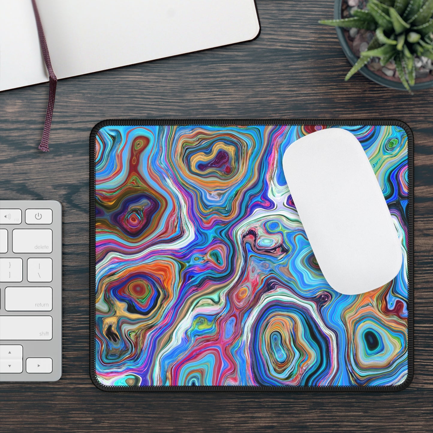 Trippy Liquid - Tapis de souris de jeu Inovax