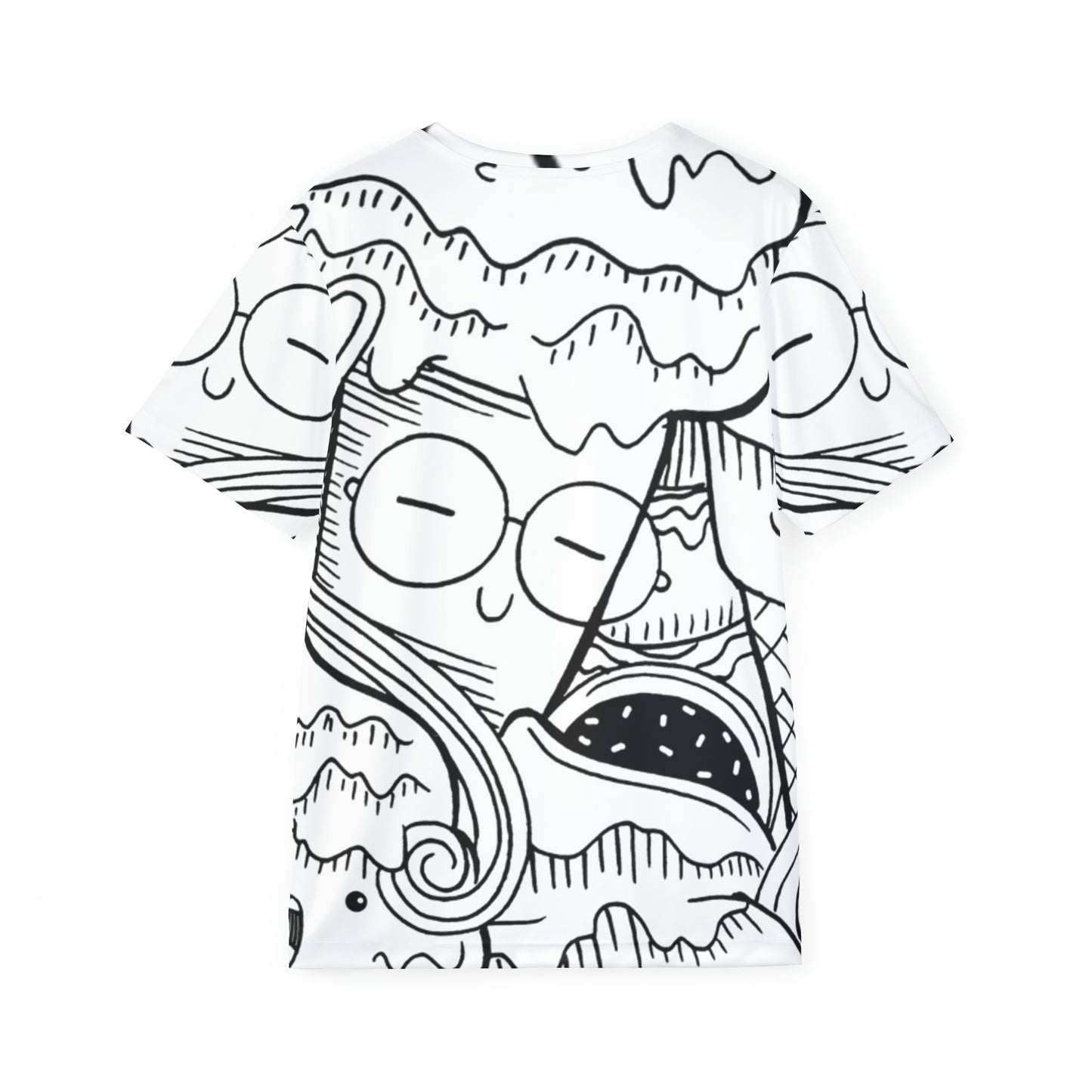 Doodle Icecream - Camiseta deportiva para hombre Inovax