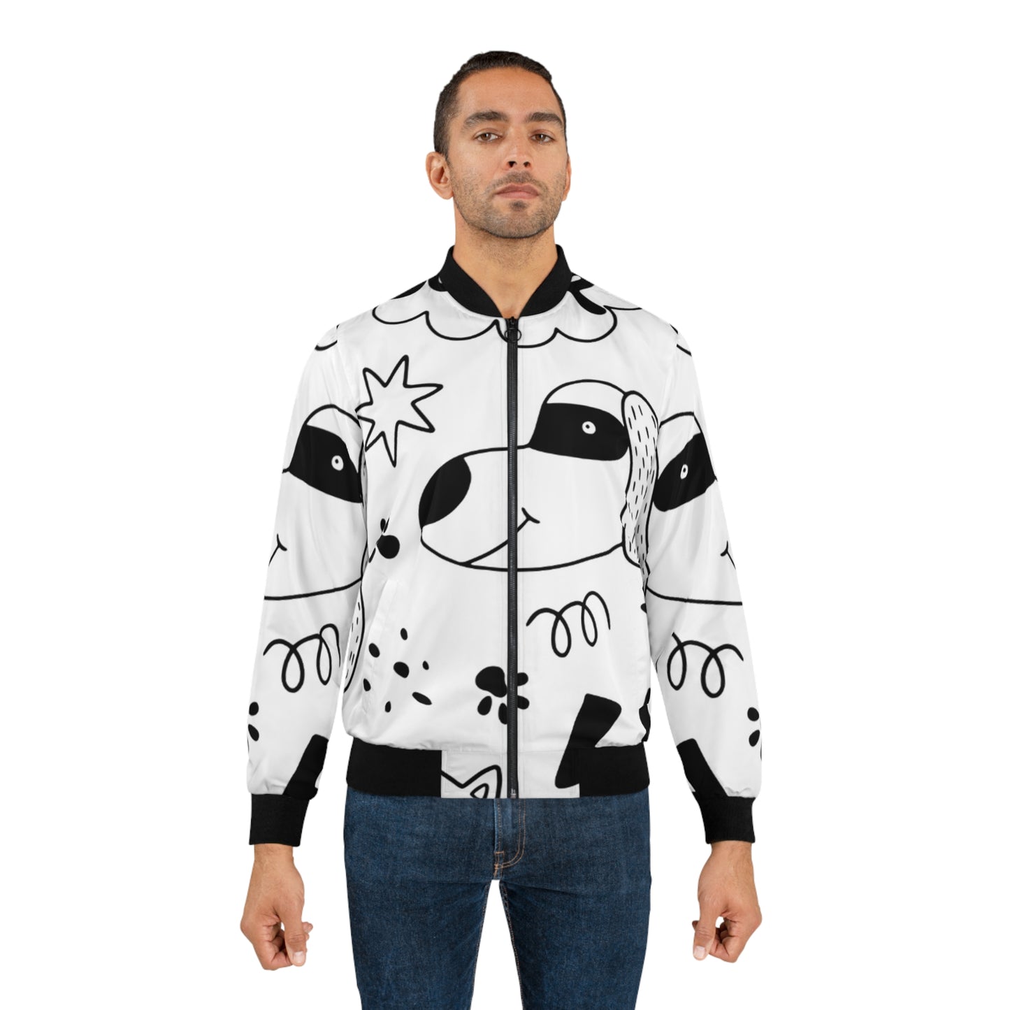 Doodle Dogs &amp; Cats - Chaqueta bomber para hombre Inovax