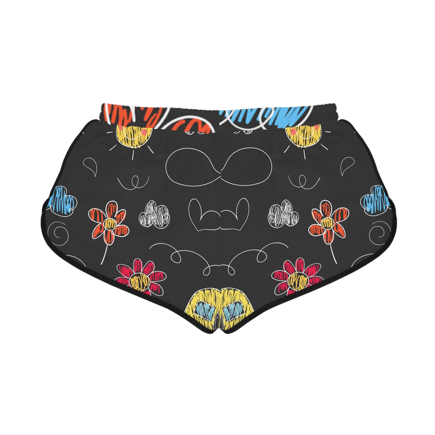 Kids Doodle Playground - Pantalones cortos relajados para mujer Inovax