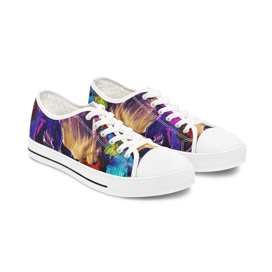 Color Paintings - Inovax Woman's Low Top Sneakers