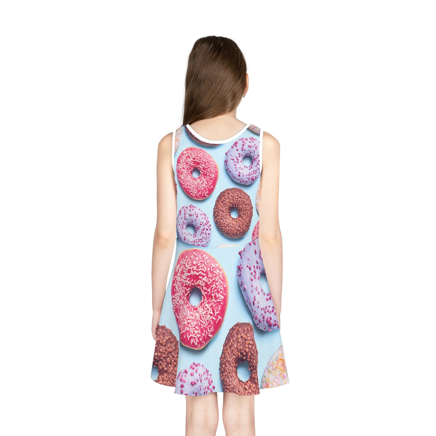 Donuts - Inovax Girl's Sleeveless Sundress