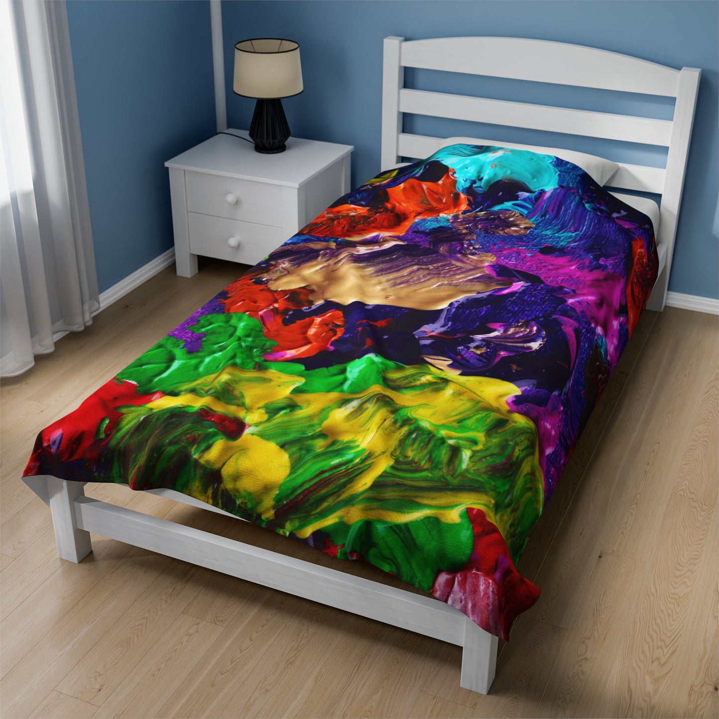 Peintures en couleurs - Couverture en peluche Inovax Velveteen