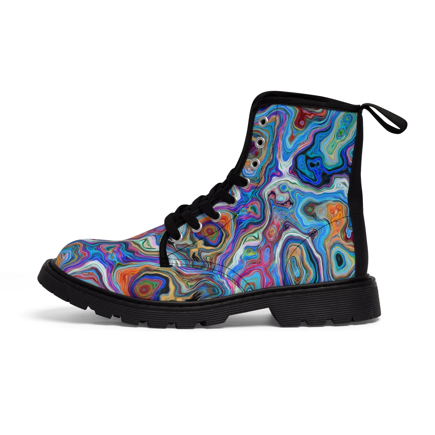 Trippy Liquid - Inovax Woman's Canvas Boots