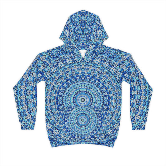 Mandala Bleu - Sweat à capuche Enfant Inovax