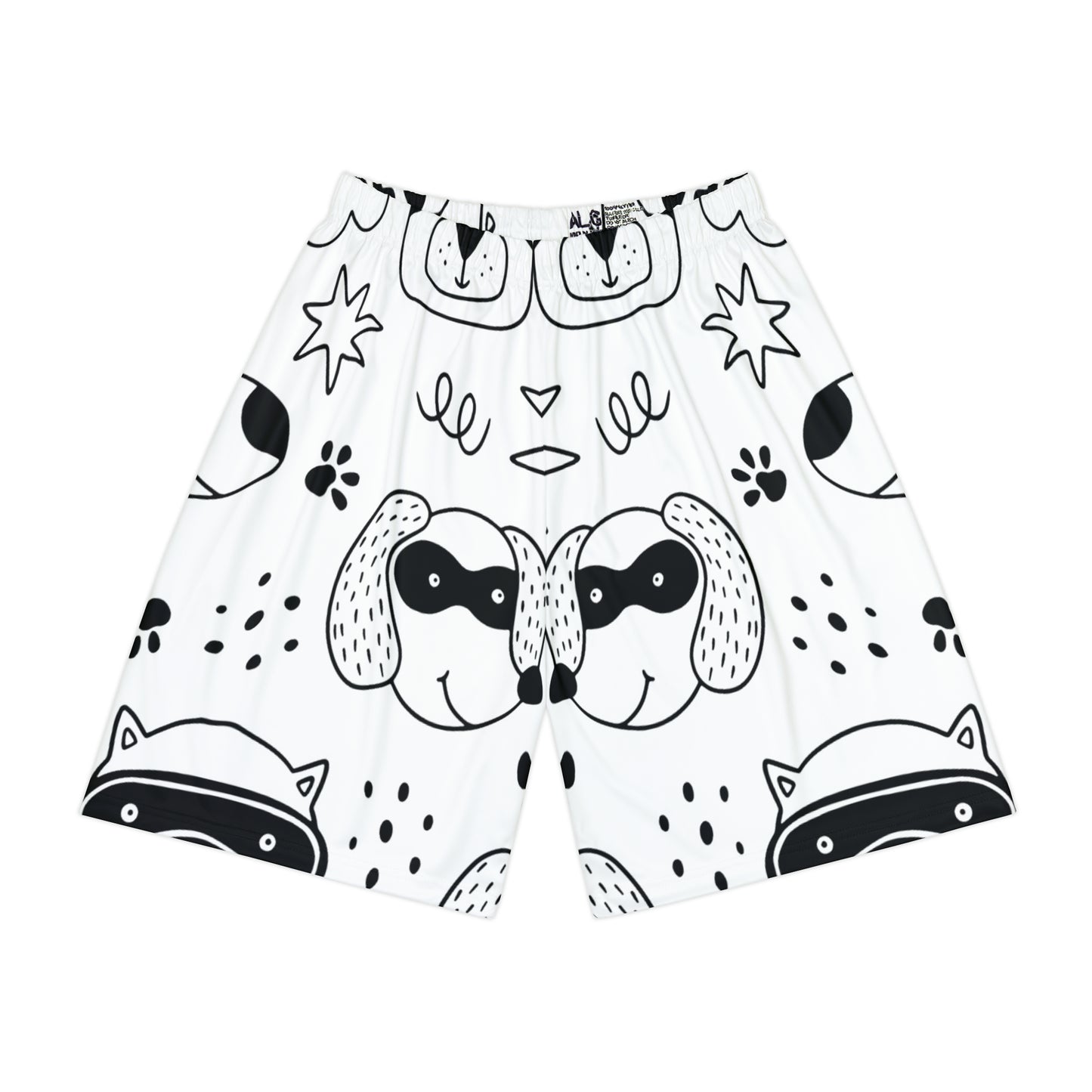 Doodle Chiens et Chats - Short de sport Inovax pour hommes