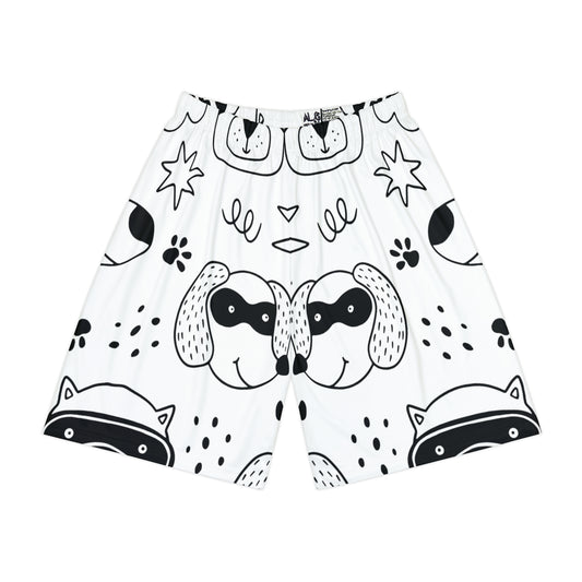 Doodle Dogs & Cats - Inovax Men’s Sports Shorts