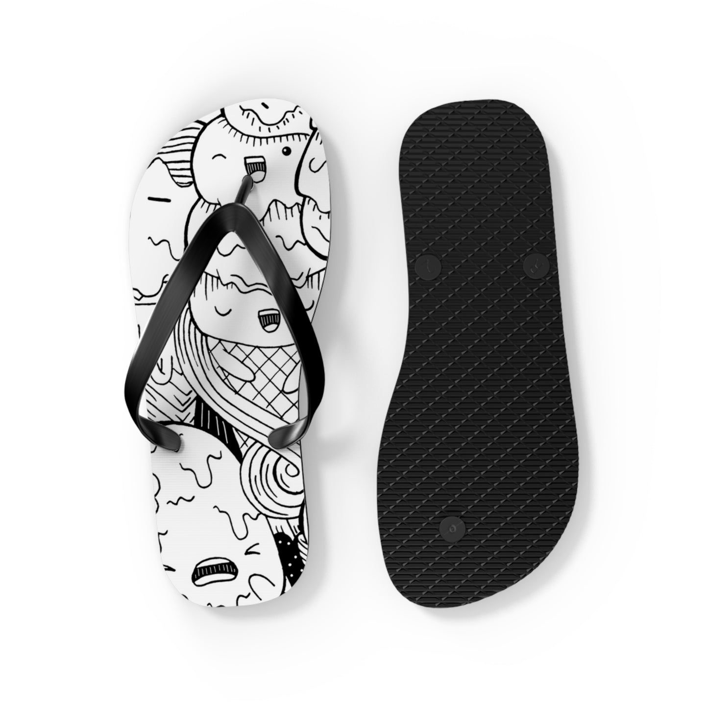 Doodle Icecream - Inovax Flip Flops