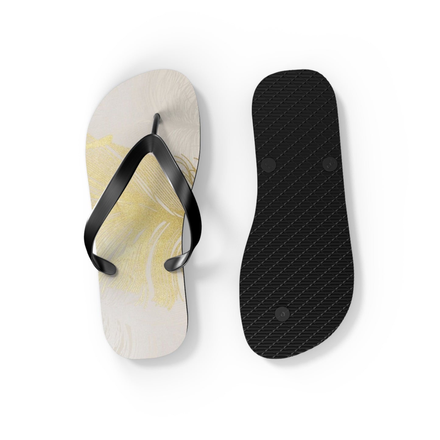 Golden Feathers - Inovax Flip Flops