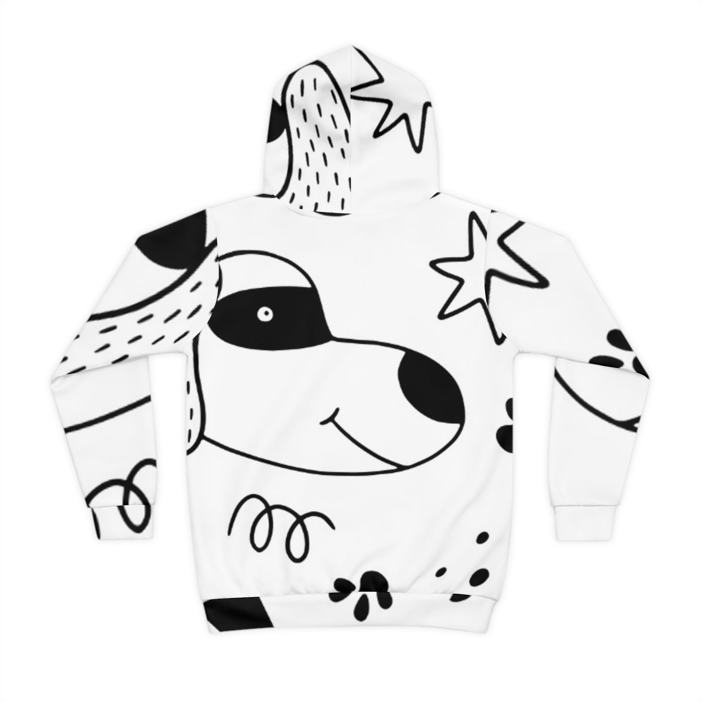 Doodle Chiens et Chats - Sweat à capuche pour enfants Inovax