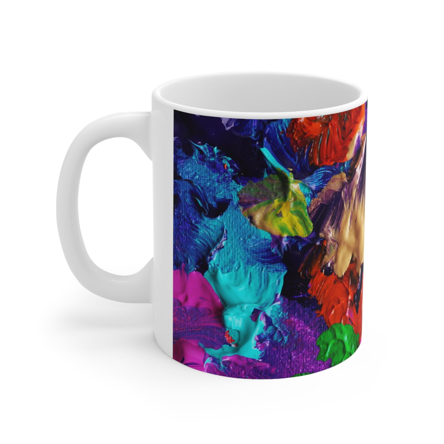 Pinturas de colores - Taza de cerámica Inovax 11oz