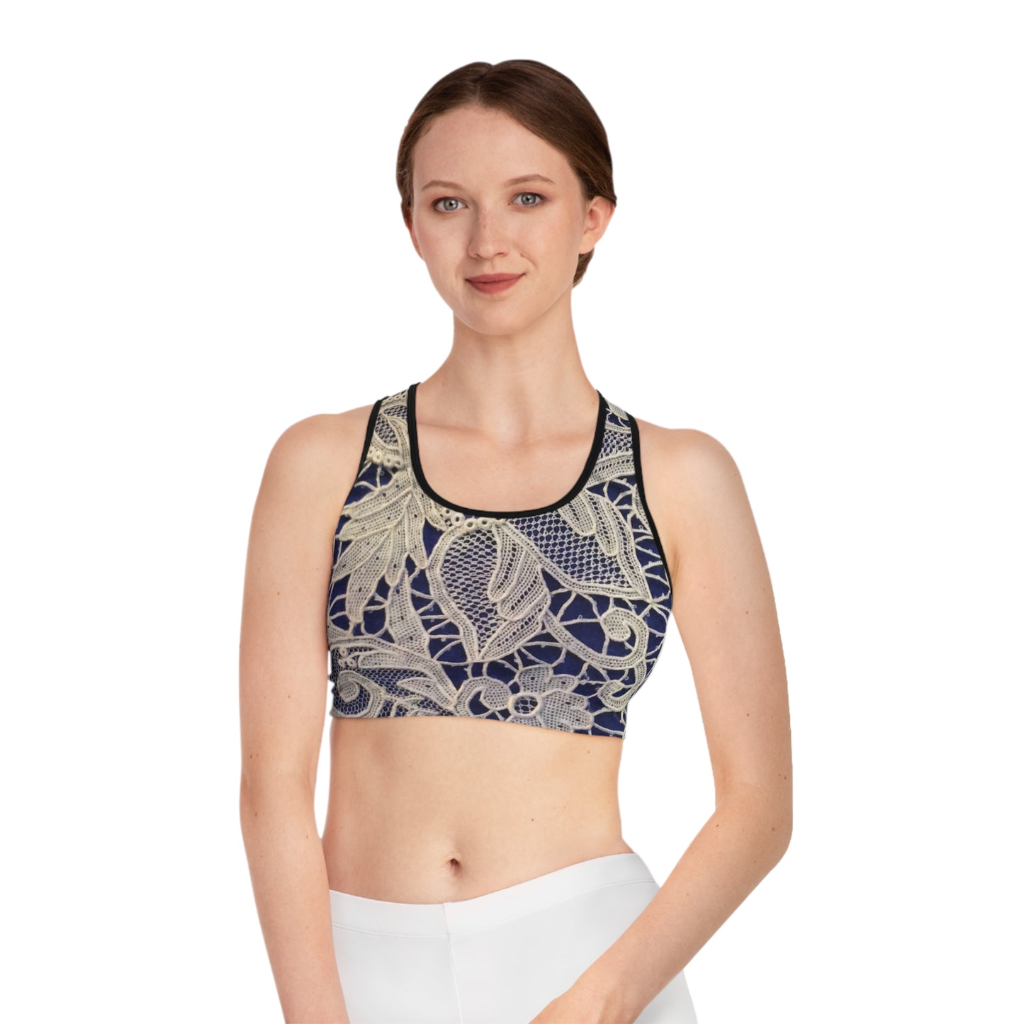 Golden and Blue - Inovax Sports Bra