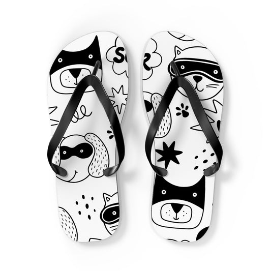 Doodle Perros y Gatos - Chanclas Inovax