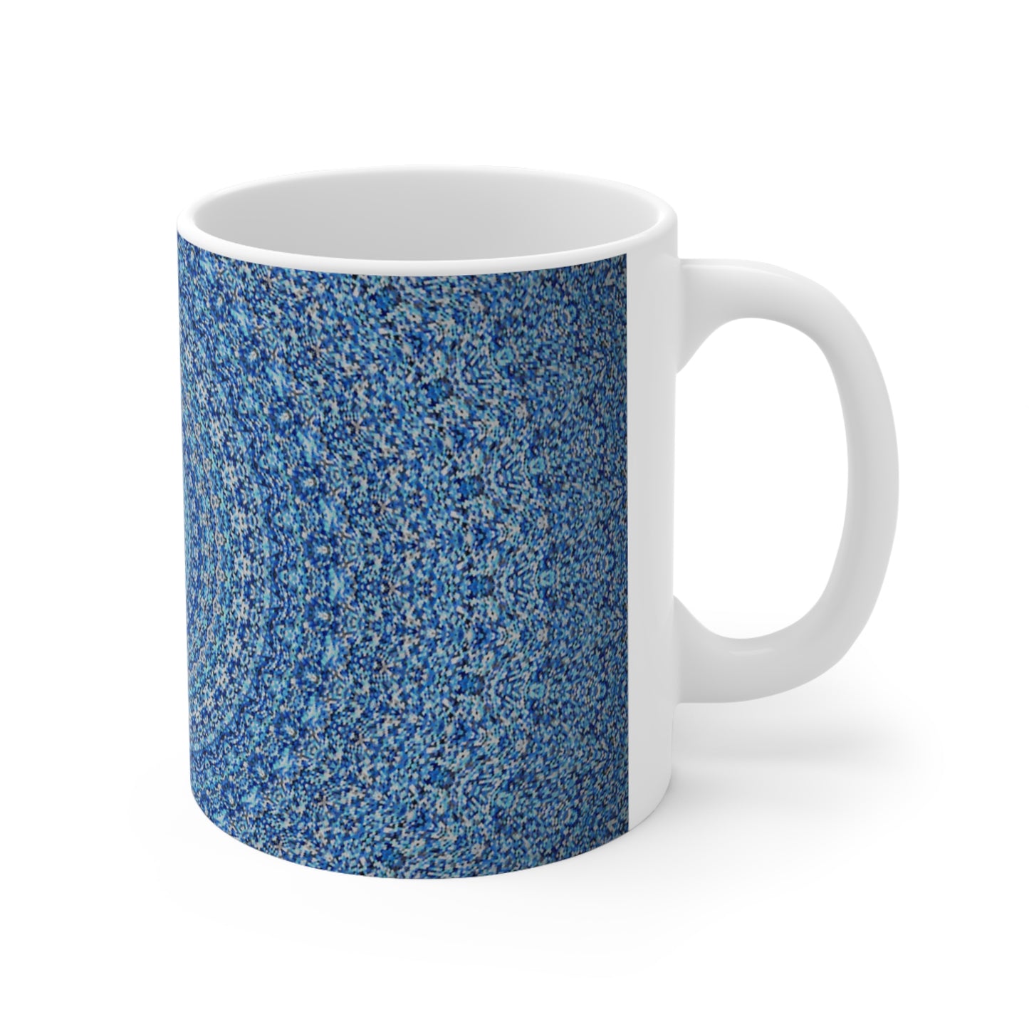 Mandala Azul - Taza de Cerámica Inovax 11oz