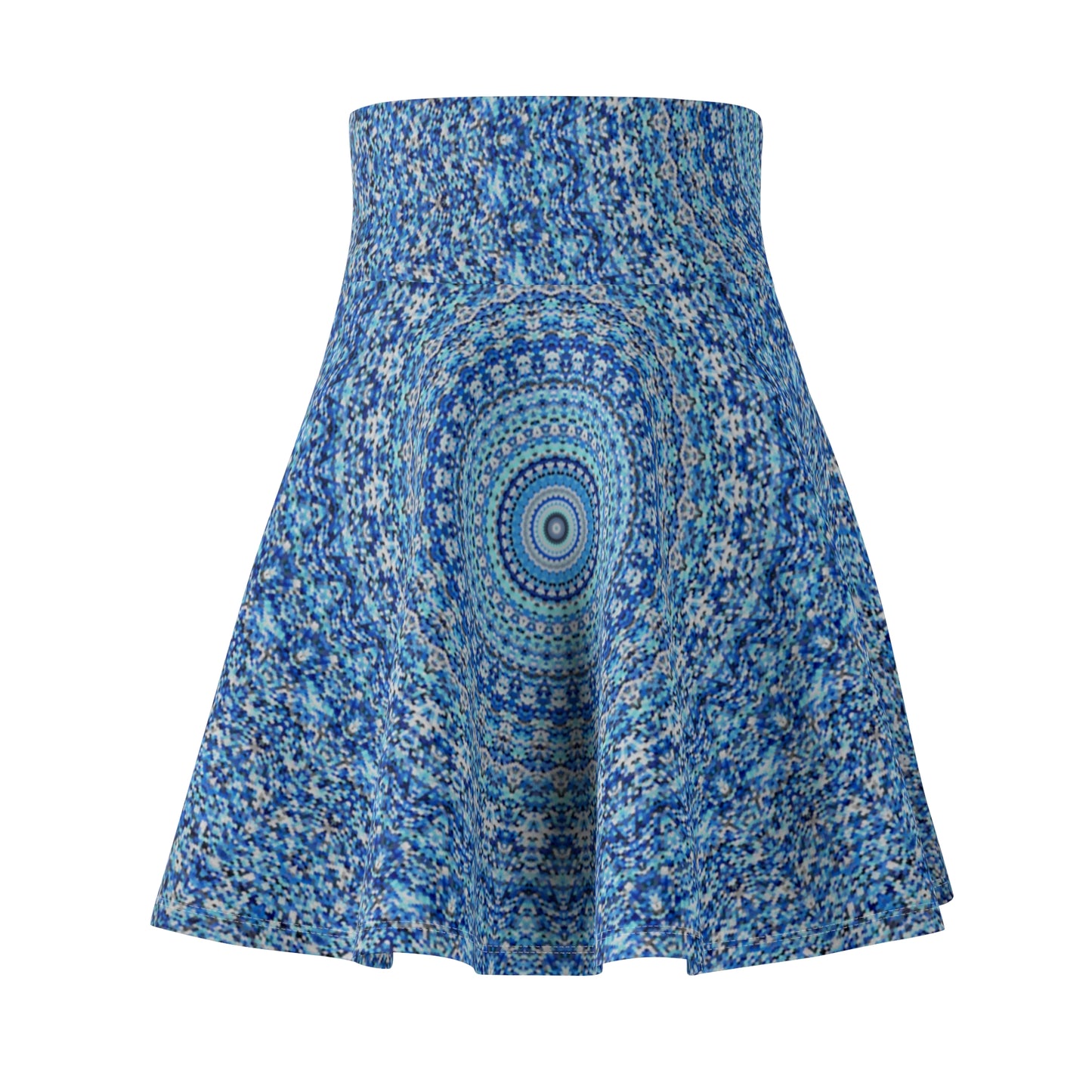 Blue Mandala - Inovax Woman's Skater Skirt