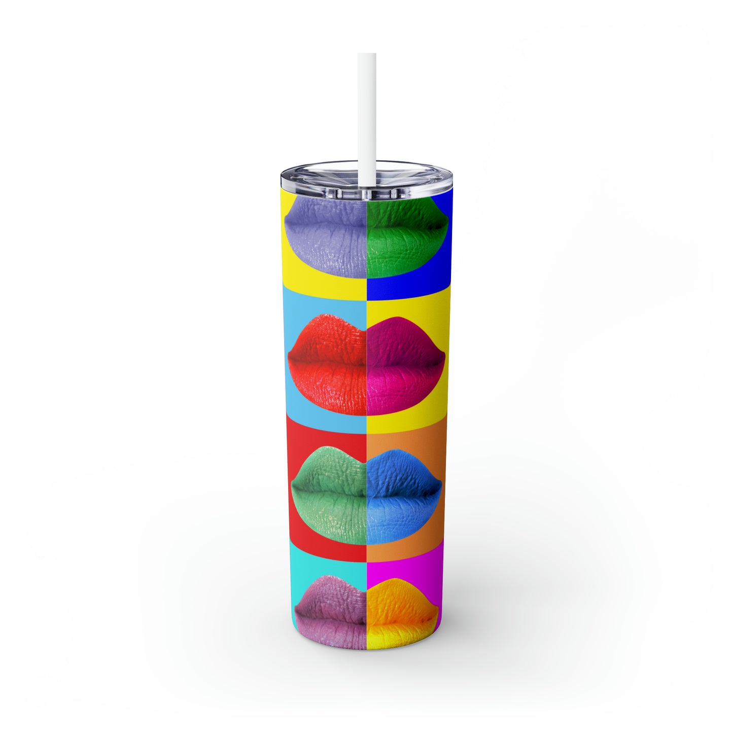 Pop Mouth - Vaso delgado Inovax Maars® con pajita de 20 oz