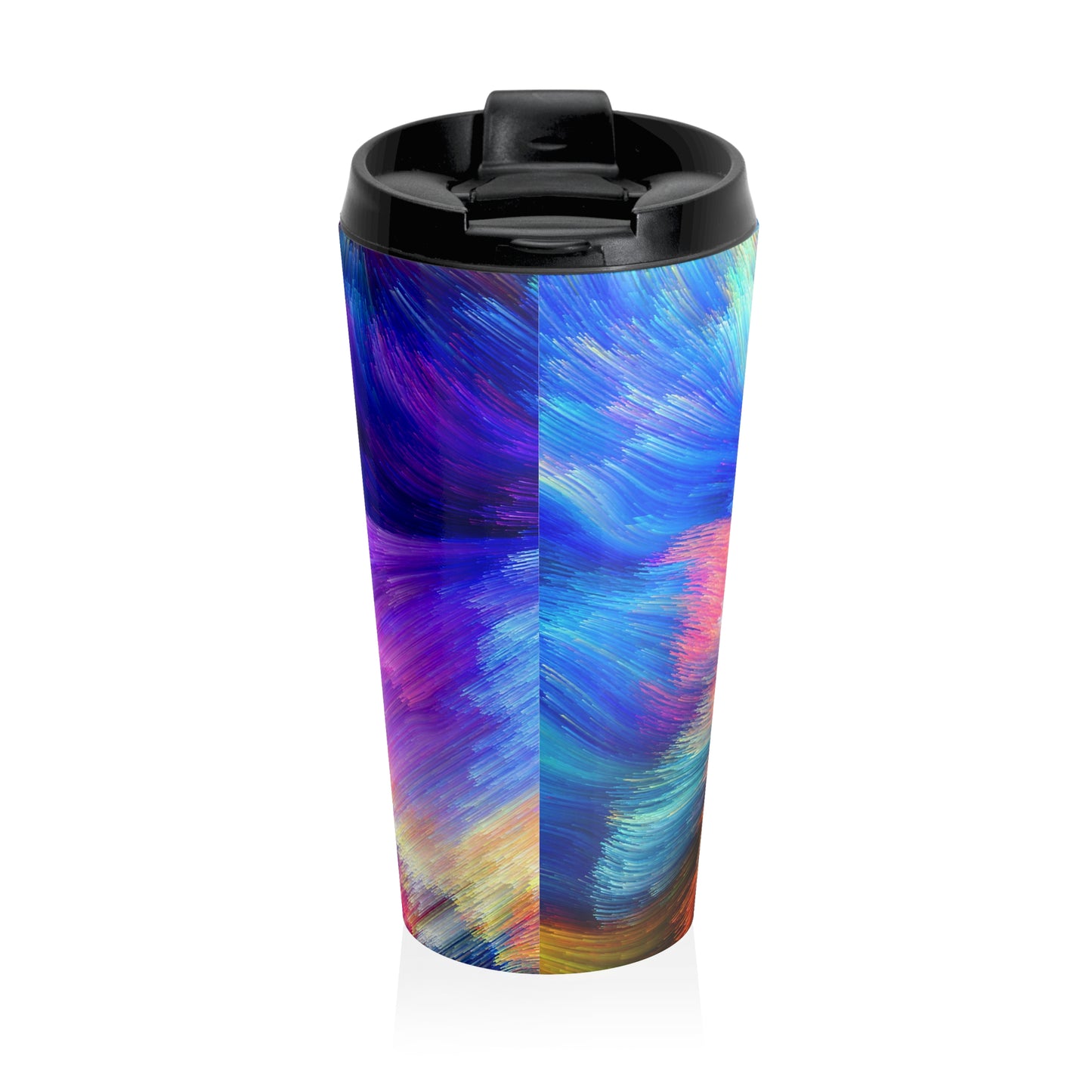 Neon Splash - Tasse de voyage en acier inoxydable Inovax