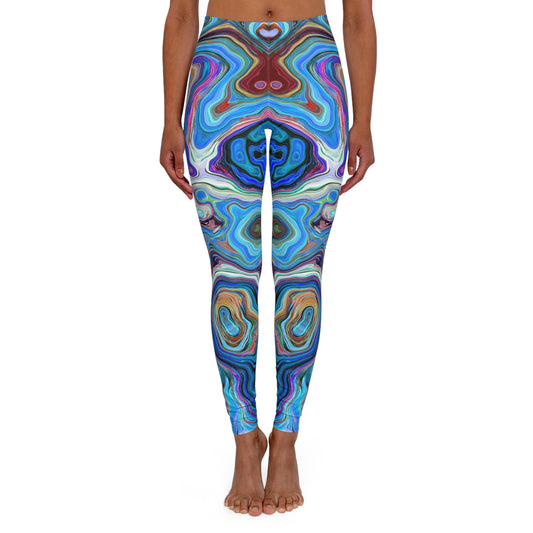 Trippy Liquid - Leggings de spandex para mujer Inovax