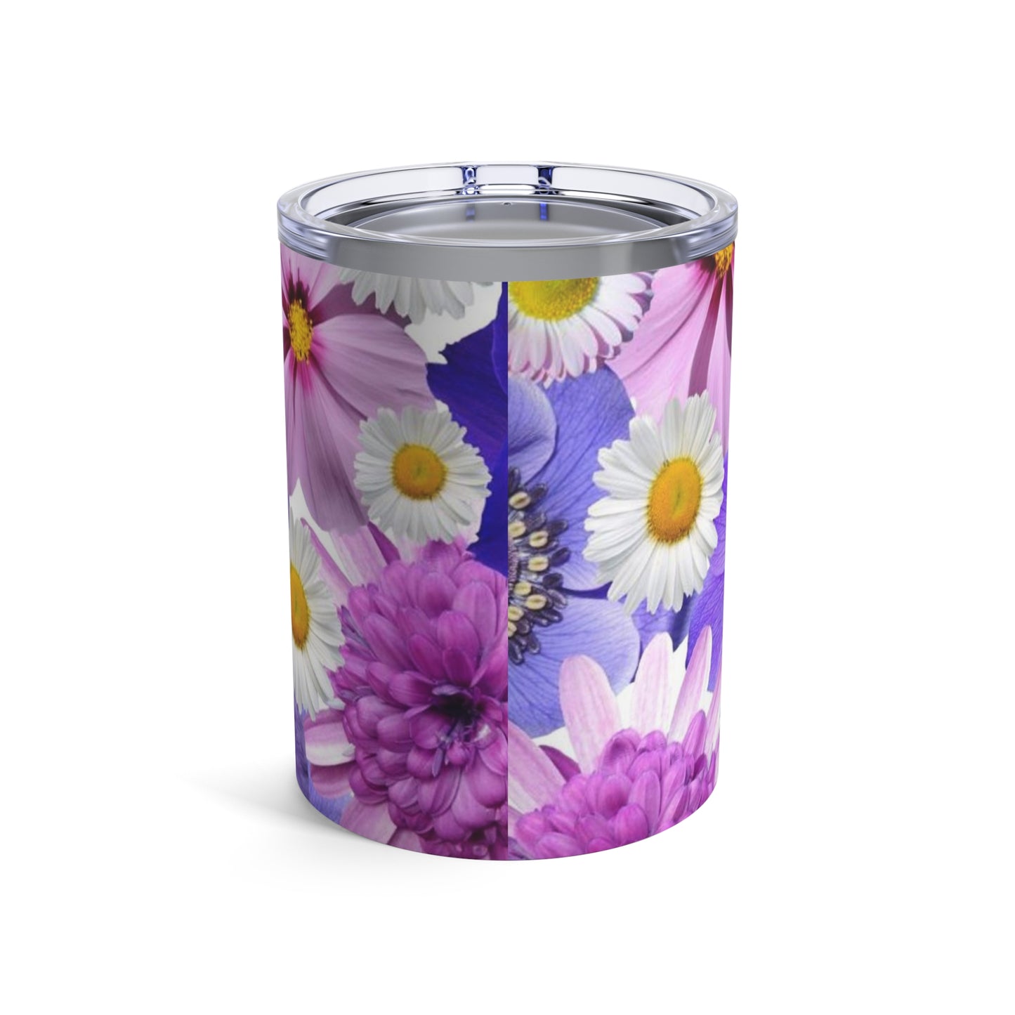 Purple Flowers - Inovax Tumbler 10oz