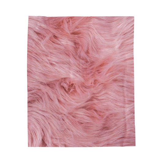 Teddy rose - Couverture en peluche Inovax Velveteen