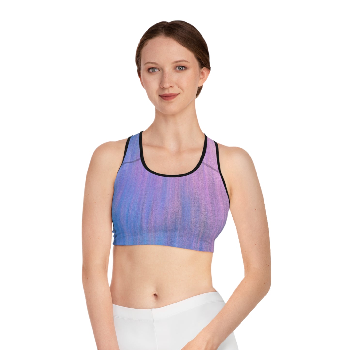 Blue & Purple Metalic - Inovax Sports Bra