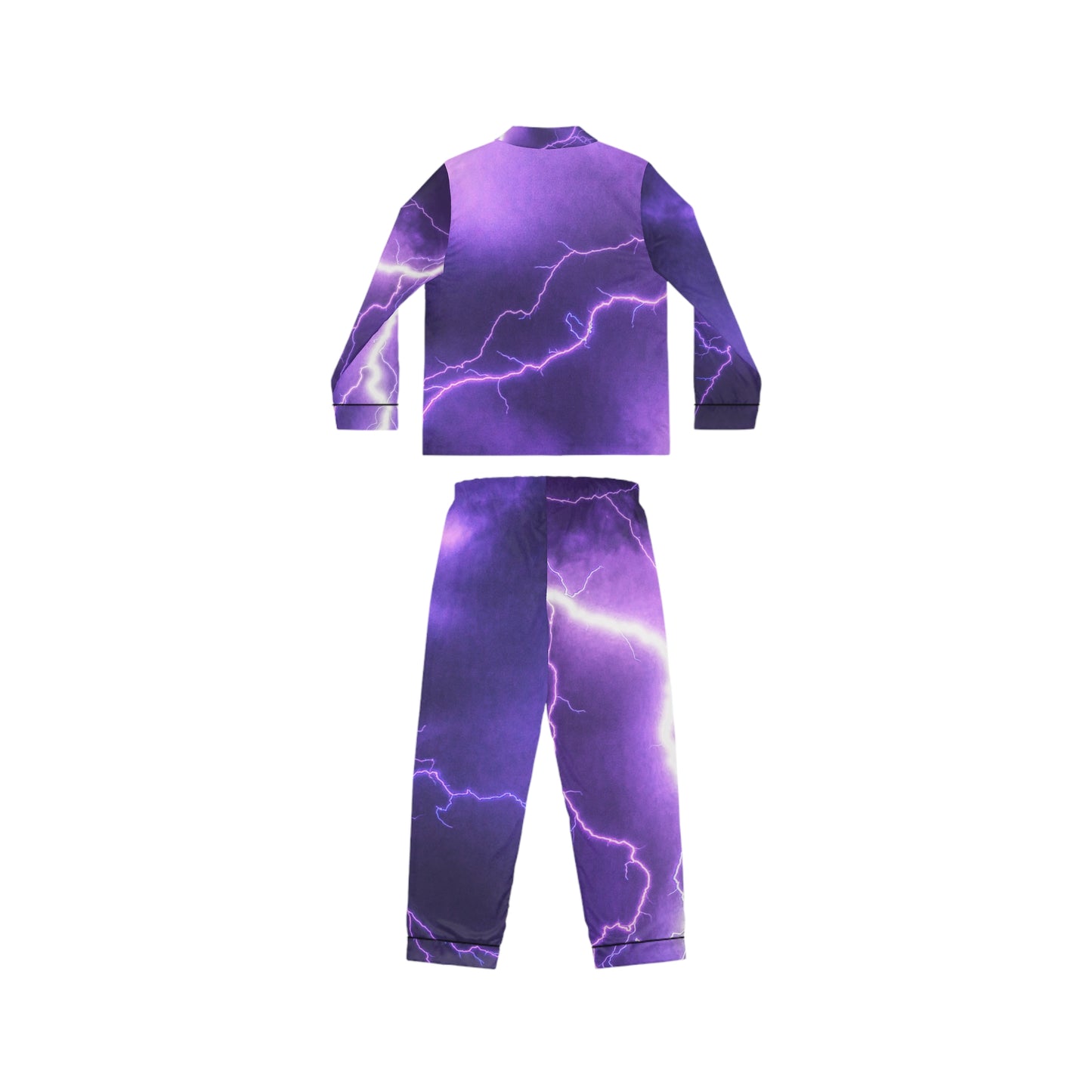 Electric Thunder - Pijama de satén para mujer Inovax