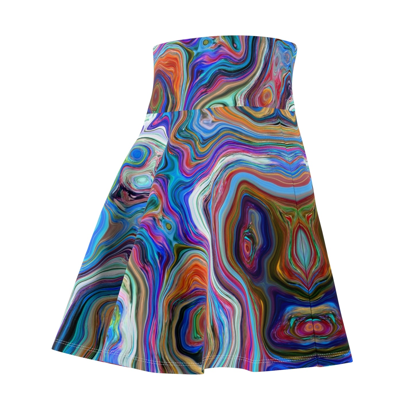 Trippy Liquid - Falda Skater Mujer Inovax