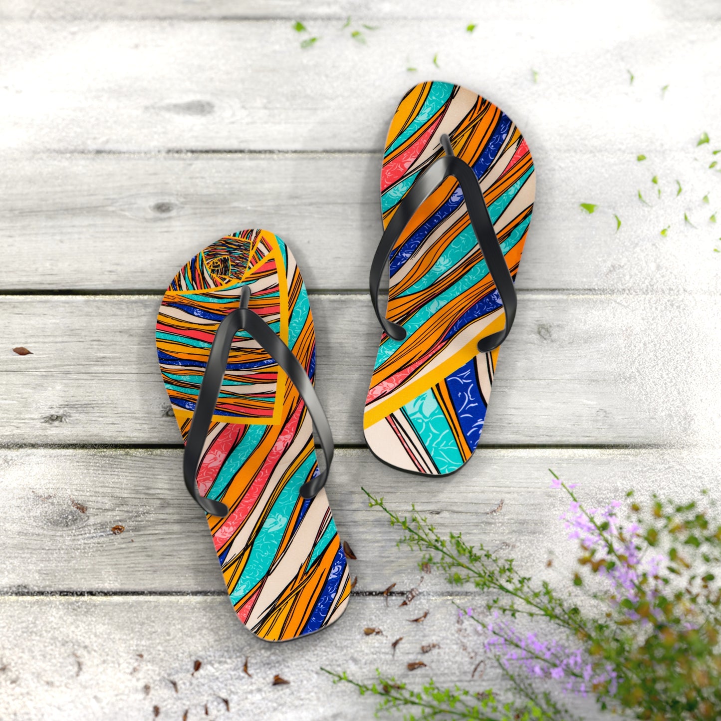 Color Brushstroke - Inovax Flip Flops